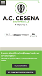 Mobile Screenshot of cesenacalcio.it